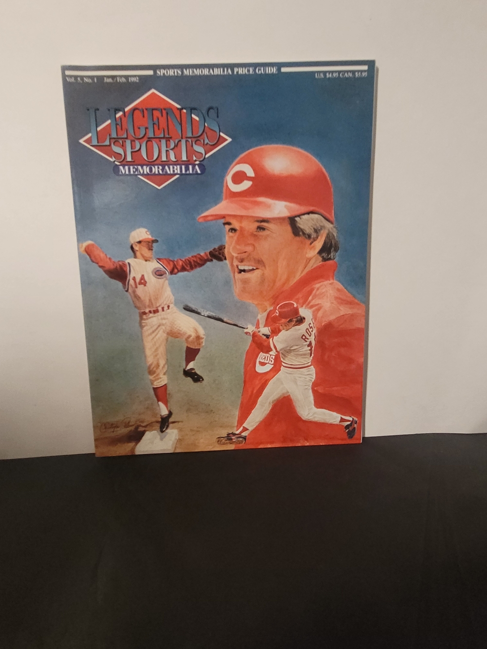Pete Rose Legends Sports Memorabilia Has Pete Rose Card Plus Other Sport Stars